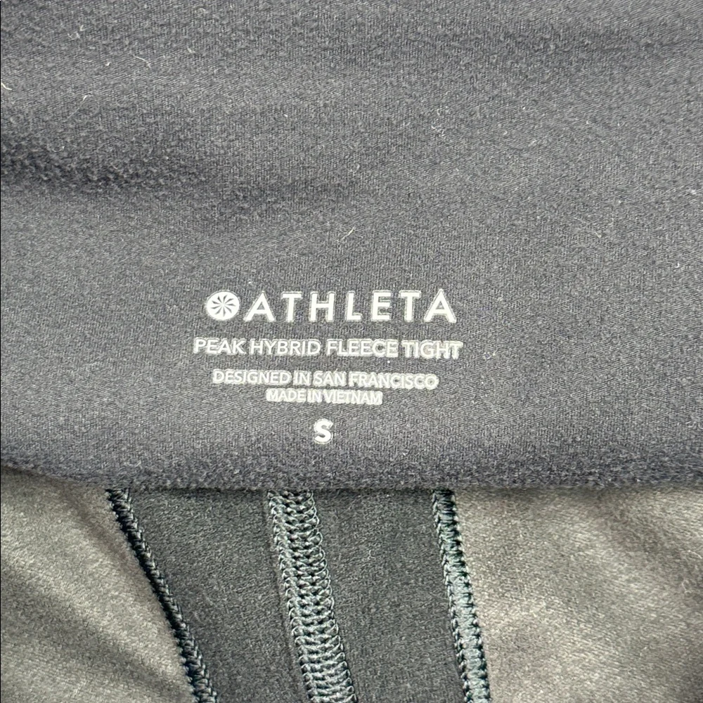 Athleta 511126 Peak Hybrid Fleece Tight Size Small
